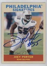 2009 Upper Deck Philadelphia Signatures Joey Porter #PS-JP Auto 11z5