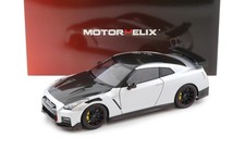 1:18 Motorhelix Nissan GT-R Nismo R35 Special Edition 2022 Ultimate Metal Silver