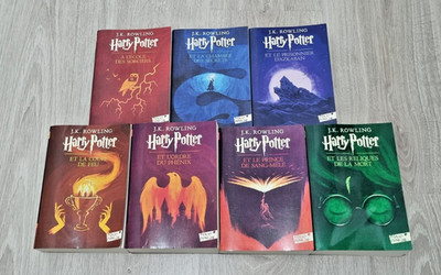 Harry Potter 1 - 7 Bücher Komplette Sammlung Vollständiges Junior Folio - Guter Zustand