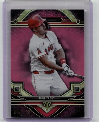 2024 Topps Triple Threads #1 Mike Trout Tourmaline #/125