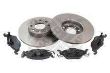 MAPCO Bremsenset Vorne Bremsscheiben Beläge Satz für OPEL Astra G CC (T98) 256mm