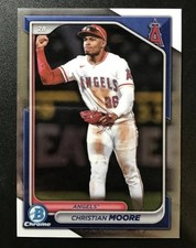 2024 Bowman Draft - Chrome Image Variation #BDC-13 Christian Moore Prospect SP