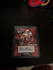 2025 PRIZM DRAFT PICKS BARRY SANDERS RED FLASH /5 AUTO SATURDAY STAR PRIZM