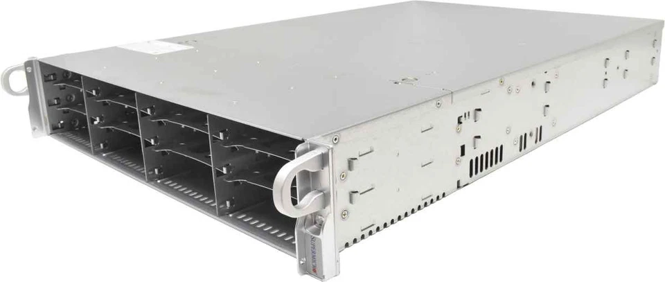Supermicro CSE828 826JBOD-7 2U Rack Storage JBOD 12xLFF 3.5  BPN-SAS3-826EL2 - Bild 3 von 4