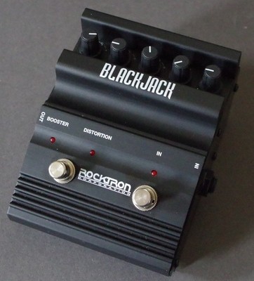 Rocktron Blackjack Verzerrung Gitarrenpedal, Made in USA neu in Box Vintage 1990er