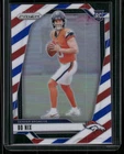 2024 Panini Prizm Bo Nix Red White Blue Rookie #309