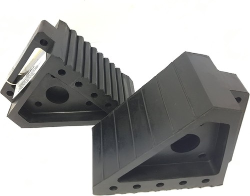 MAXXHAUL 70472 Gomma Massiccia Resistente Nero Wheel Chock Confezione da 2, 8" x - Foto 6 di 8