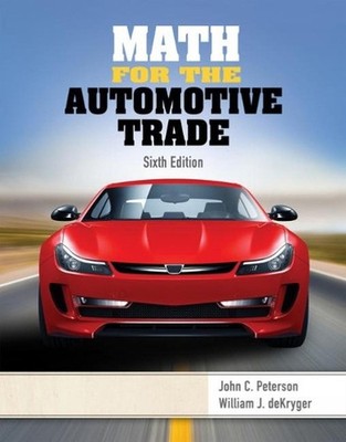 Math for the Automotive Trade by John Peterson (English) Paperback Book