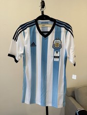 Argentina 2014 World Cup Home Adidas Soccer Jersey Size M Adizero Authentic