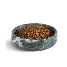 Green Marble Dog Bowl, 6lbs Non-Slip,Non-Tipping Heavy Dogs Food Bowl, Large ...