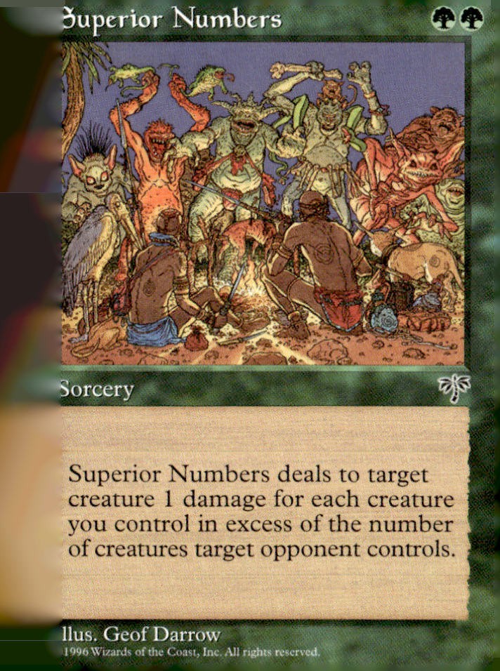 Mirage Superior Numbers