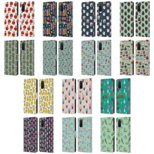 ANDREA LAUREN DESIGN FOOD PATTERN LEATHER BOOK WALLET CASE FOR SAMSUNG PHONES 2