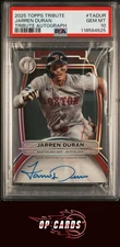 Jarren Duran 2025 Topps Tribute Autographs #TADUR PSA 10 , Free Shipping /199