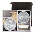 2026 ANACS MS70 Silver Eagle Dual Dated Daniel Carr Constitution Overstrike