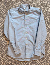 Uniqlo Slim Fit Blue Oxford Cloth Button Down Size Medium