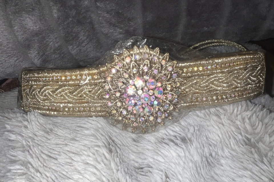 Marokkanischer Gürtel Gold Strass mdama takschita Kaftan - Bild 4 von 4