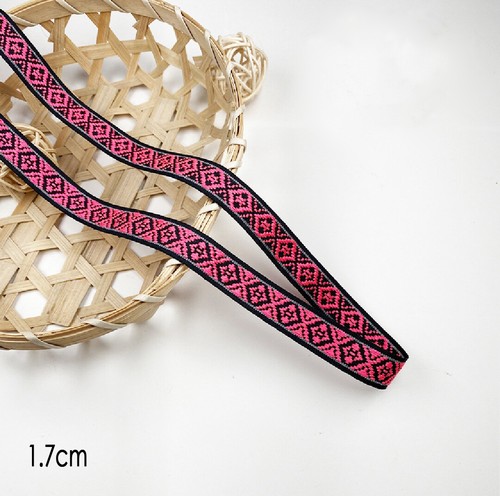 Jacquard Trim Braid or Embroidered Ribbon Craft Sewing Retro Boho Ethnic Scandi - Picture 243 of 276