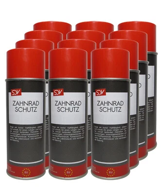 SDV CHEMIE ZAHNRADSCHUTZ Spray Dose 12x 400ml Zahnradspray Zahnradschmierstoff Kettenspray