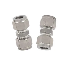 Metalwork 304 Stainless Steel Compression Tube Fitting Union W/Double Ferrule...