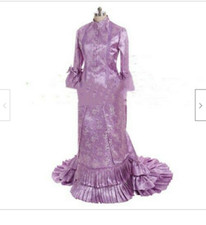 Abito coloniale vittoriano tartan steampunk gotico trambusto 