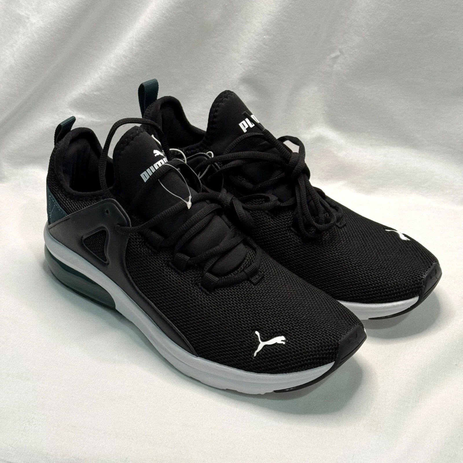 Sneakers Puma Electron 2.0 stringate uomo taglia 10 5 nero bianco verde nuove senza scatola