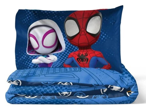 Spider-Man "Spidey" Kids 2pc Reversible Twin/Full Comforter Set-W15276346801 - Picture 2 of 10