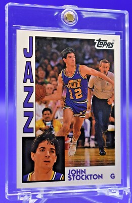 JOHN STOCKTON TOPPS FIRST CARD TOPPS ROOKIE RC ARCHIVE UTAH JAZZ 