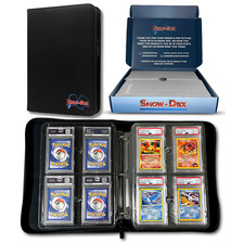 Show-Dex Graded Card Binder Slab Binder Folder PSA ACE CGC 20 Slab Storage
