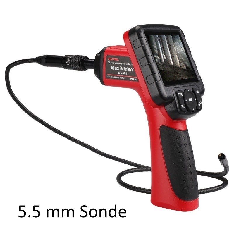 AUTEL MaxiVideo MV400 5,5 mm cámara de inspección endoscopio videocopio automóvil