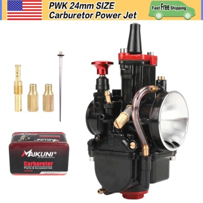 PWK 24 24mm Carburetor Carb Jets For 70-125cc Moped Scooter Dirt