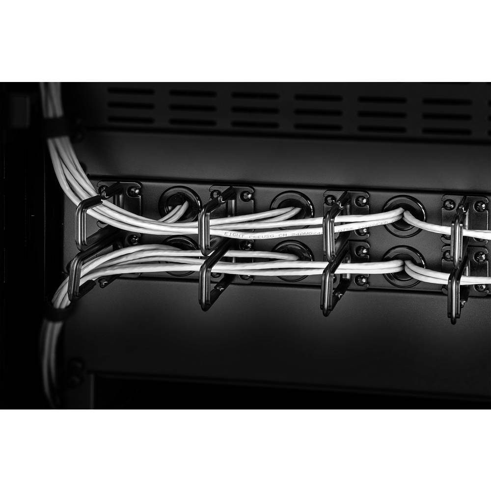 Renkforce RF-3525040 19 pollici Pannello passacavi per armadio rack 2 U Staffa