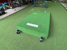 Portale baseball pitching mound 4x8ft. with plate and wheels