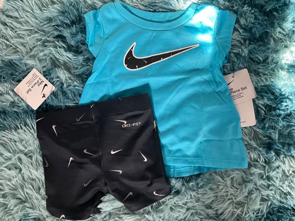 Girl Outfits Nike Infant Set Girl New Blue Infant Nike Girls 2pc