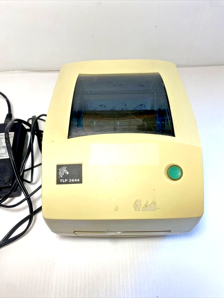 Zebra TLP2844 2844-10320-0001 Thermal Label Printer Power Supply Included - Image 2 of 4