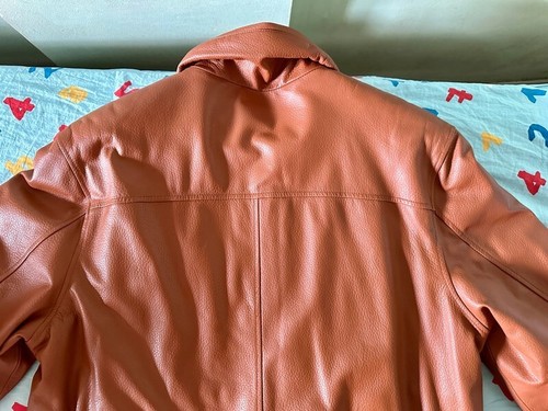 Giubbotto di pelle Torras vintage anni '90 - Taglia 52 - Foto 9 di 9