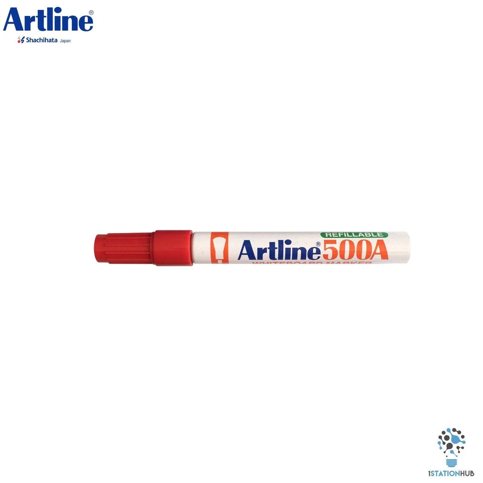 Artline 500A Whiteboard Marker Pen | 2mm Bullet Point | Black Blue Red | Office - Image 4 of 4