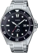 Casio MDV106DD-1A1, Men's Analog Watch, Stainless Bracelet, Date, 200 Meter WR