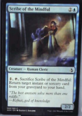 Scribe of the Mindful - Amonkhet: #68, Magic: The Gathering Nm R34
