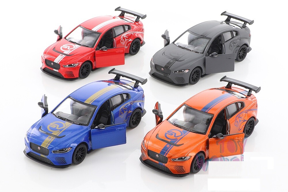 Jaguar XE SV Project 8 Decals Hardtop Kinsmart Diecast Toy
