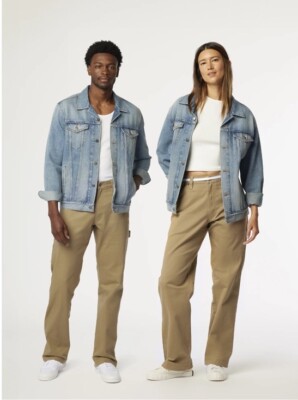 New Levi s Signature Men s Workwear Carpenter Jeans American Khaki Size 30x30