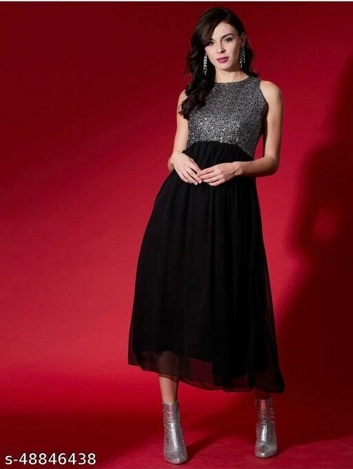 Velvet and top net gowns