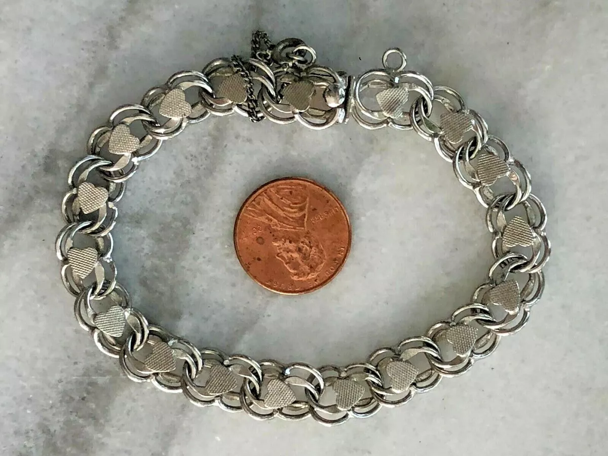 Silver charm bracelet wow sale