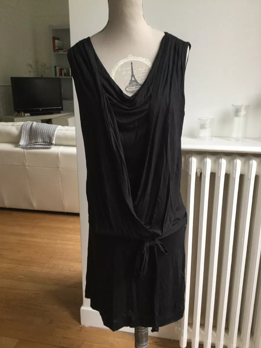 jolie robe noire MASSIMO DUTTI T.S ou 36 neuve avec etiquette eBay