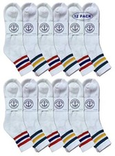Yacht  Smith Mens Ankle Wholesale Bulk Pack Athletic Sports Socks