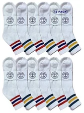 Yacht & Smith Mens Ankle Wholesale Bulk Pack Athletic Sports Socks