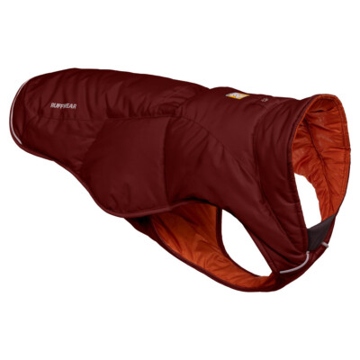 Ruffwear Quinzee  Jacke für Hunde, Isolierte Thermojacke, Fired Brick, Warm