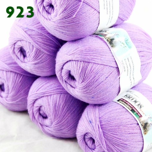 Sale New 6Skeinsx50g Soft Acrylic Wool Cashmere Hand Knit Shawl Crochet Yarn - Picture 46 of 89
