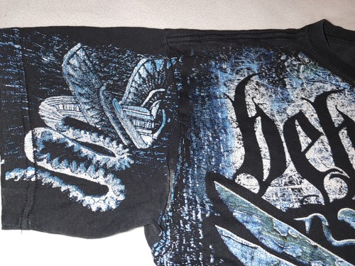 BEHEMOTH SLAVES SHALL SERVE DEMIGOD OFFICIAL ALLPRINT SHIRT 2005 Y2K VINTAGE XL - Bild 6 von 11