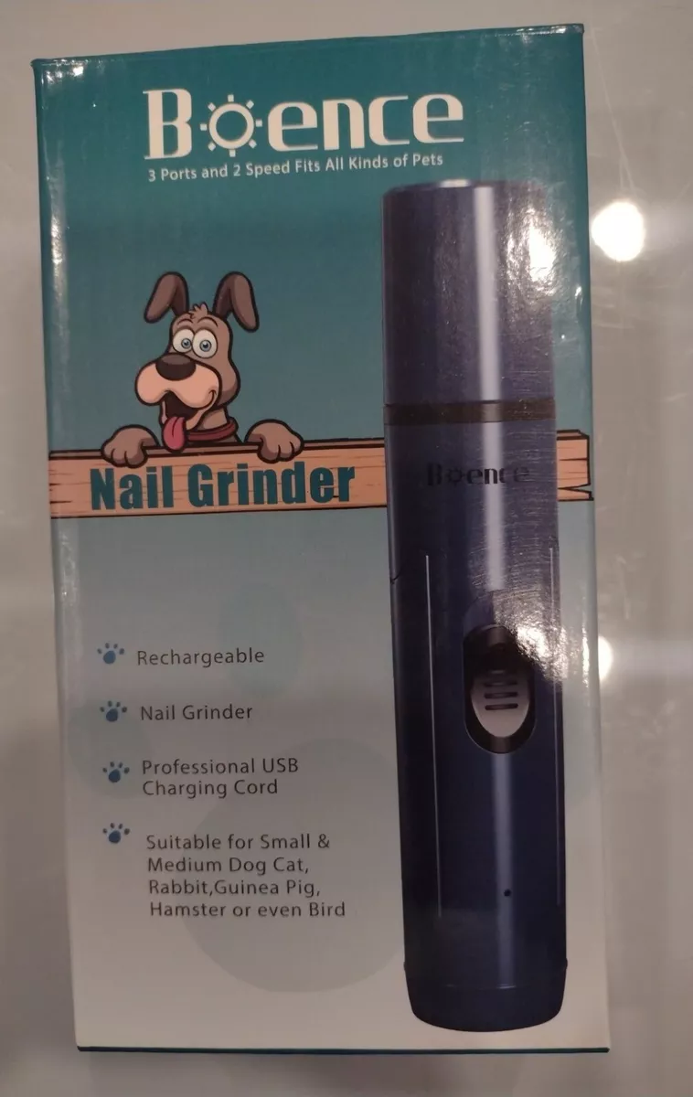 Boence Pet Nail Grinder Adjustable Power 2 Speed Electric NEW