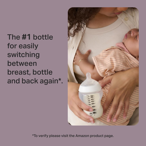 Baby Bottles, Natural Start Anti-Colic Baby Bottle with Slow Flow Breast-Like Te - Picture 4 of 9